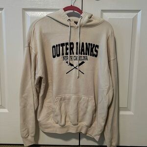 Medium Outer Banks beige hoodie